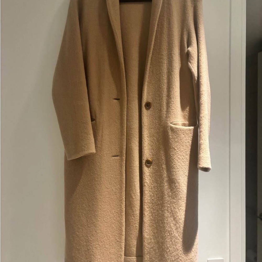 Wilfred Beige Textured Coat